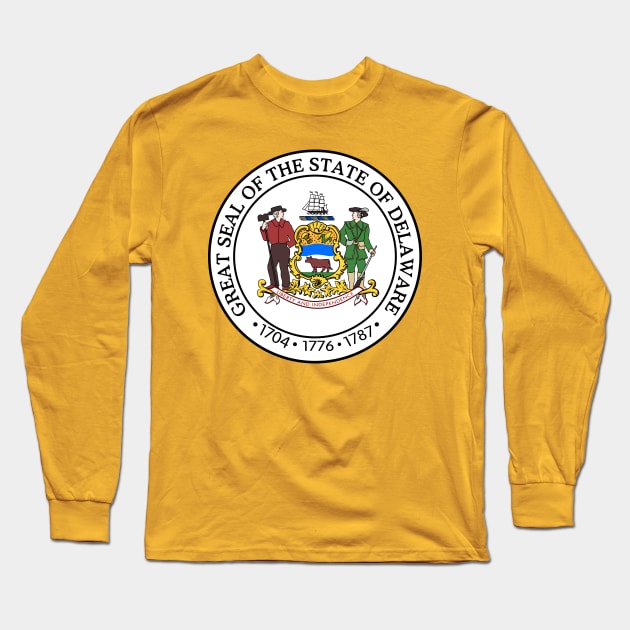 State of Delaware Long Sleeve T-Shirt by Comshop